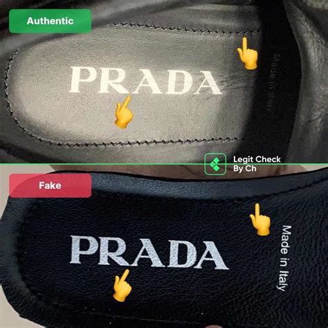 prada real vs fake shoes|authenticity card prada.